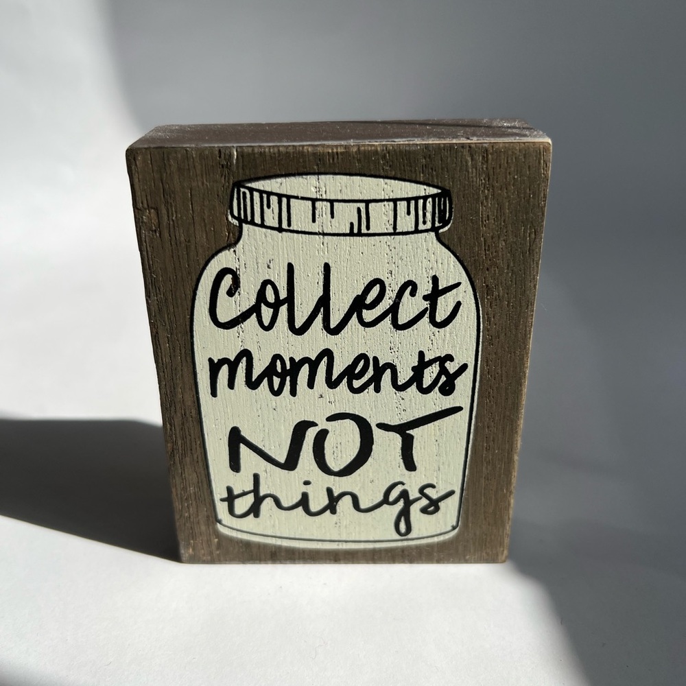 Rustic Wooden Decor with Inspirational Quote